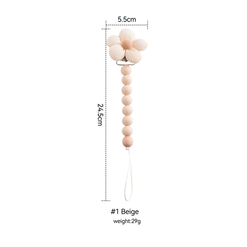 BPA Free Silicone Baby Teether 0-6 Months Wooden Ring Crab Toy