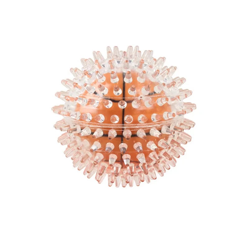Spiky Dog Toy Ball - Teeth Cleaning Chew Interactive Exercise