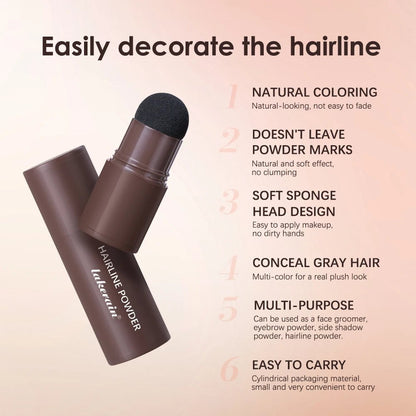 Waterproof Hair Shadow Powder Root Cover Up Black Brown Hairline