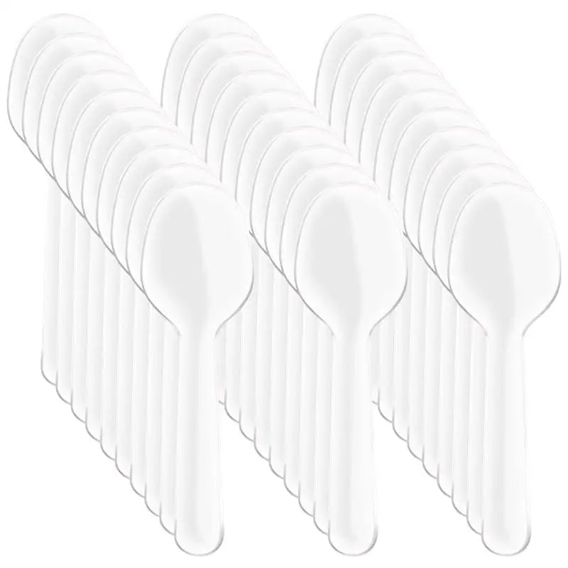Mini Wooden Ice Cream Spoons 100/500pcs Disposable Dessert Scoops