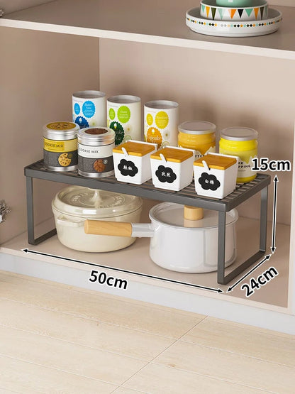 Multi-Layer Kitchen Countertop Organizer Spice Rack Storage Shelf