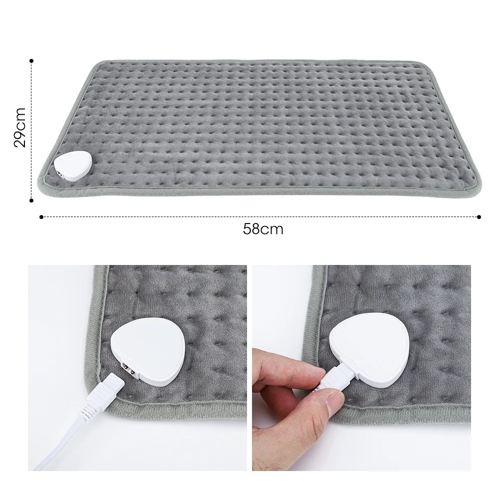 Electric Heating Pad Blanket - Constant Temperature Shoulder Back Pain Relief