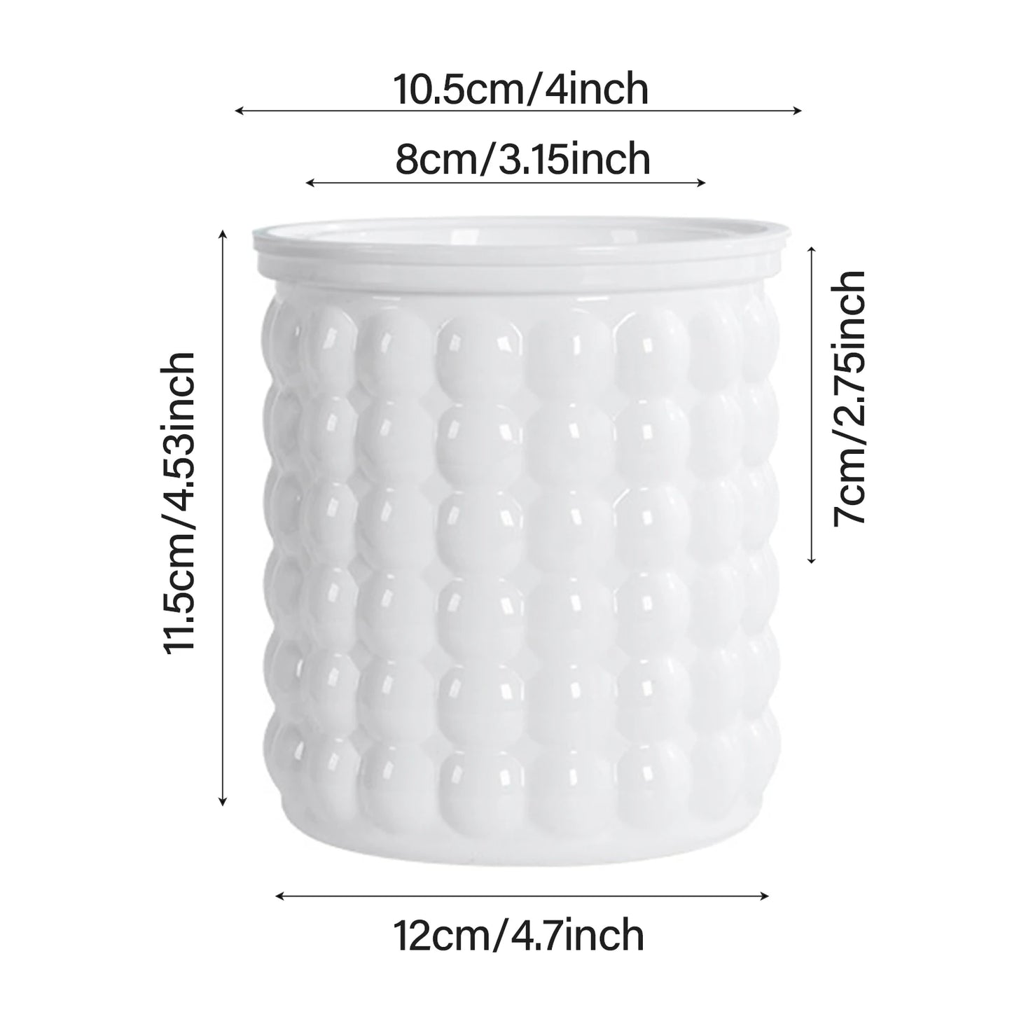 Self Watering Hydroponic Planter - Plastic Succulent Pot Tabletop
