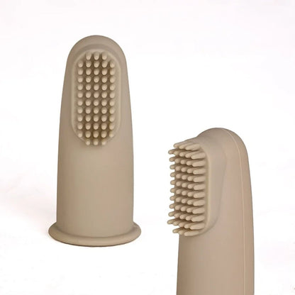 Silicone Baby Finger Toothbrush - Newborn Oral Care Cleaning Brush