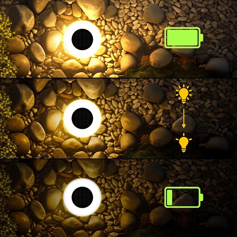 14 LED Solar Ground Lights Waterproof Outdoor Landscape Pathway