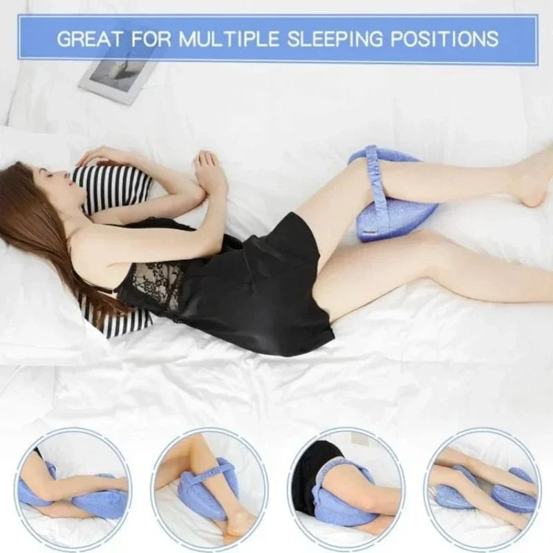 Memory Foam Heart-Shaped Leg Pillow for Pregnancy & Sciatica Relief