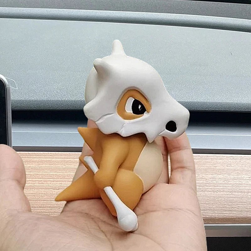Cubone Pokemon Action Figure 7.5cm Car Charm Decoration Anime Model