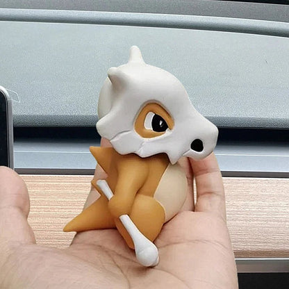 Cubone Pokemon Action Figure 7.5cm Car Charm Decoration Anime Model