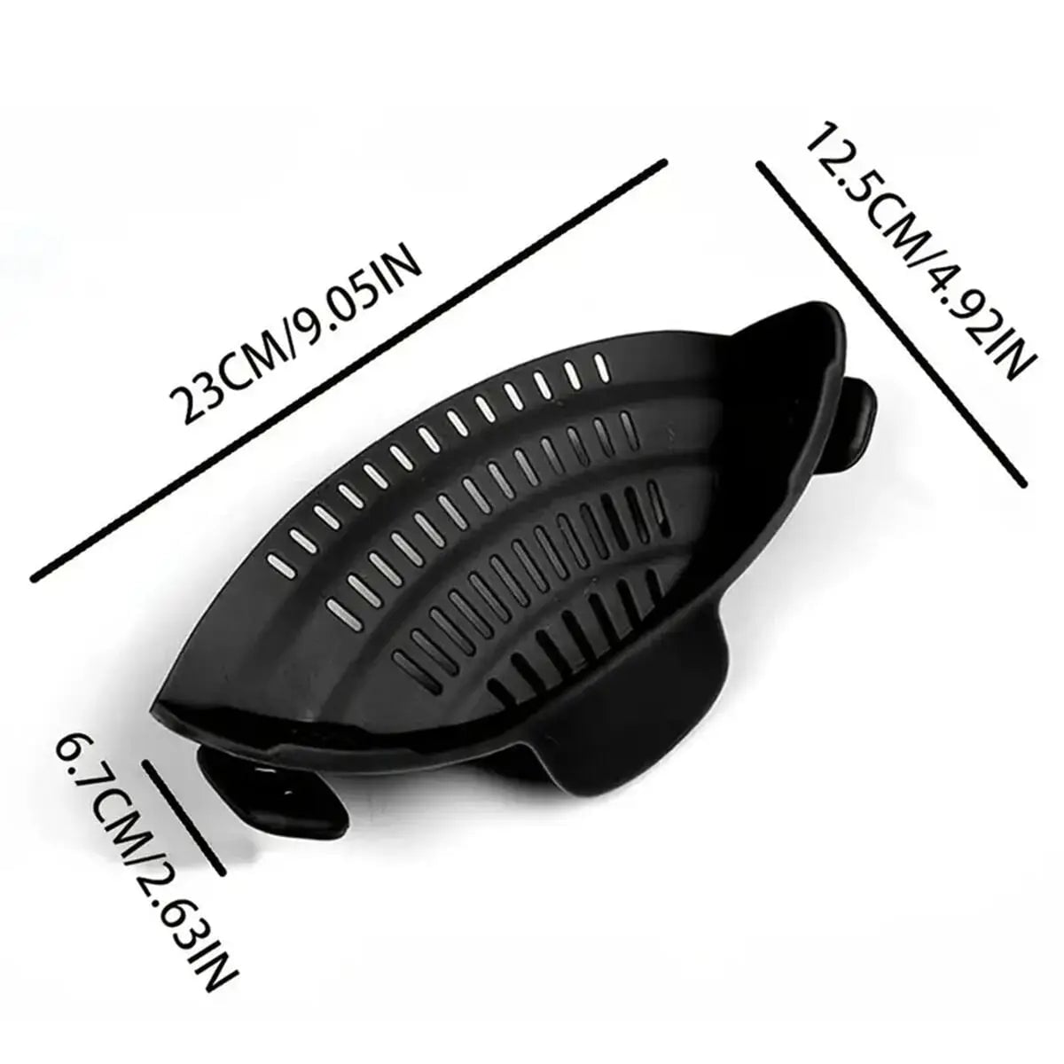 Adjustable Silicone Clip-On Strainer for Pots Pans Bowls - Pasta