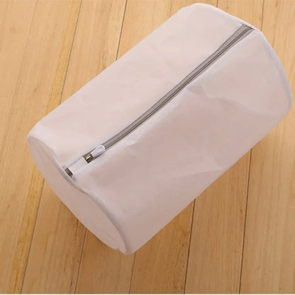 Durable Mesh Shoe Washing Bag - Zipper Laundry Bag for Sneakers