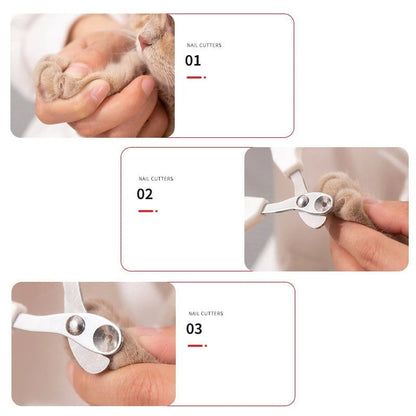 Professional Pet Nail Clippers Circular Hole Design for Dogs