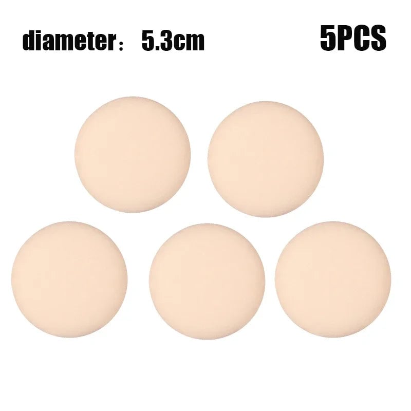 Multi-Shape Makeup Sponges 1-10pcs Round Square Triangle Foundation