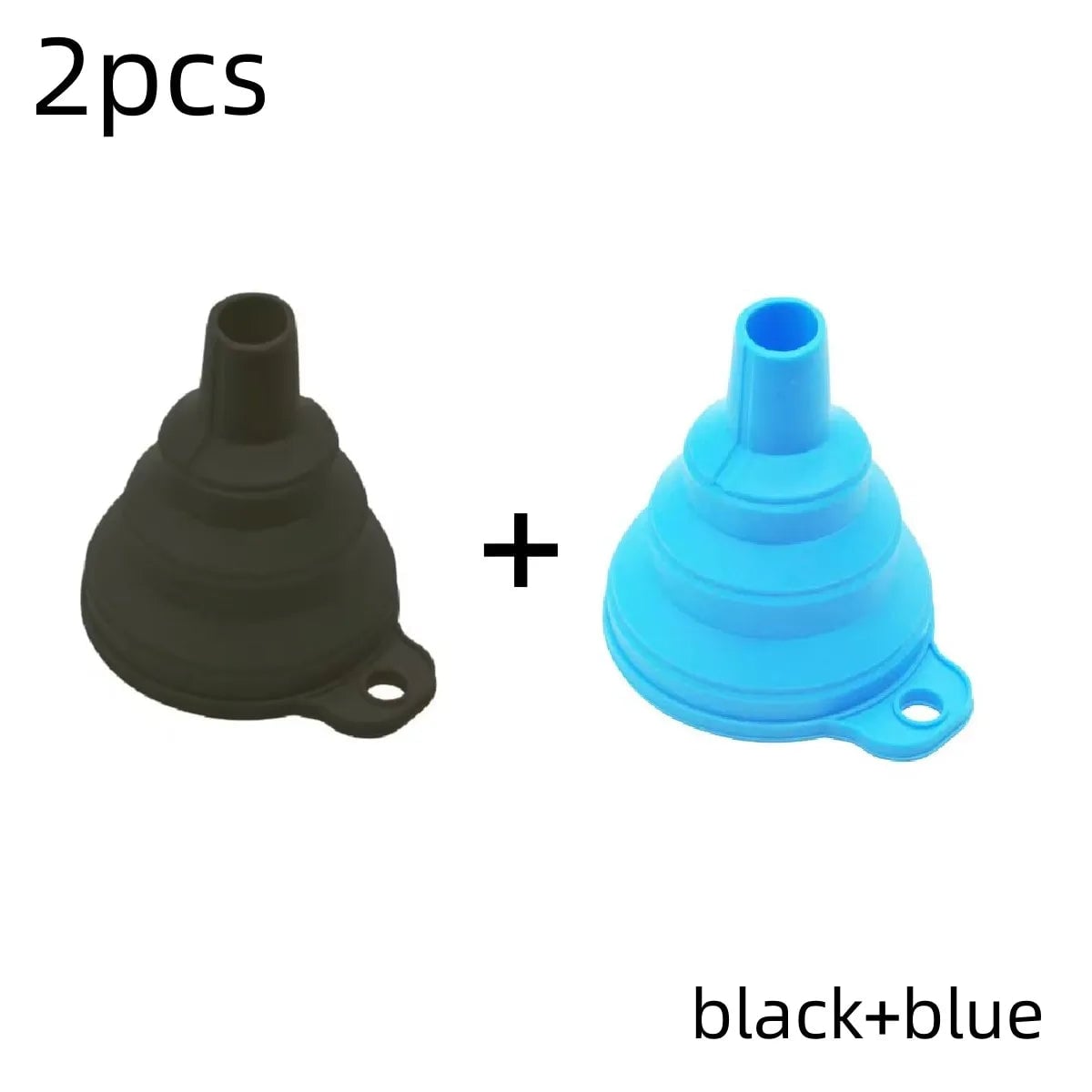 Mini Foldable Silicone Funnel - Collapsible Portable Kitchen Tool