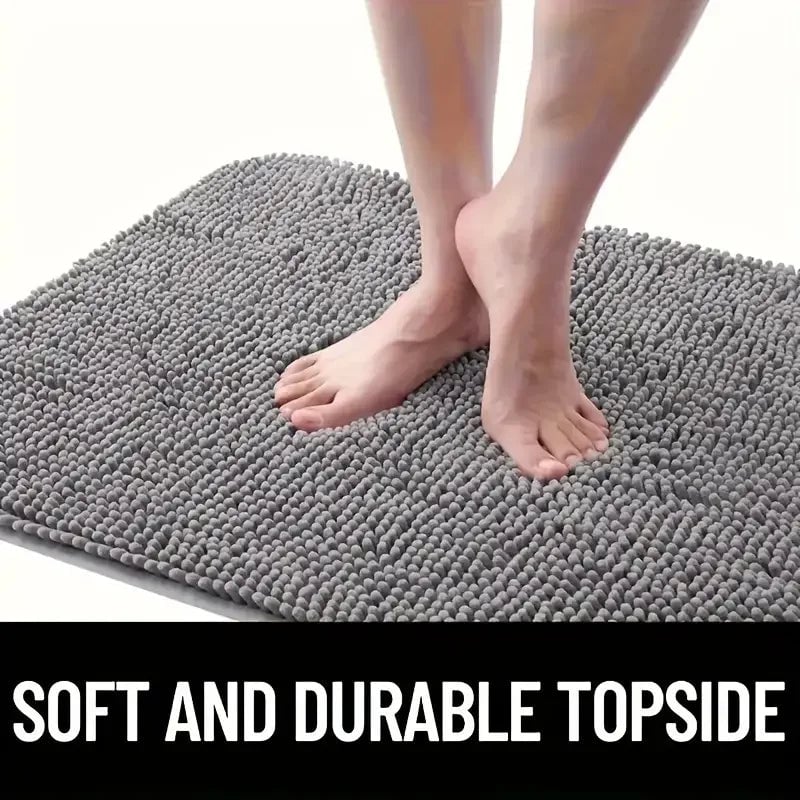 Absorbent Microfiber Dog Door Mat Non-Slip Washable Muddy Paws