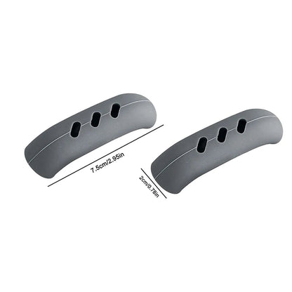 2Pcs Silicone Pan Handle Covers Heat Resistant Kitchen Grip Sleeves