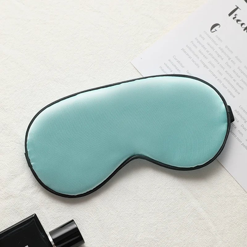 Imitation Silk Sleep Eye Mask - Portable Travel Blindfold Eyepatch