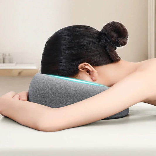 Memory Foam Prone Face Down Pillow - Ergonomic Headrest for Massage