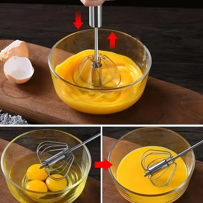 Stainless Steel Semi-Automatic Egg Beater Mixer for Baking