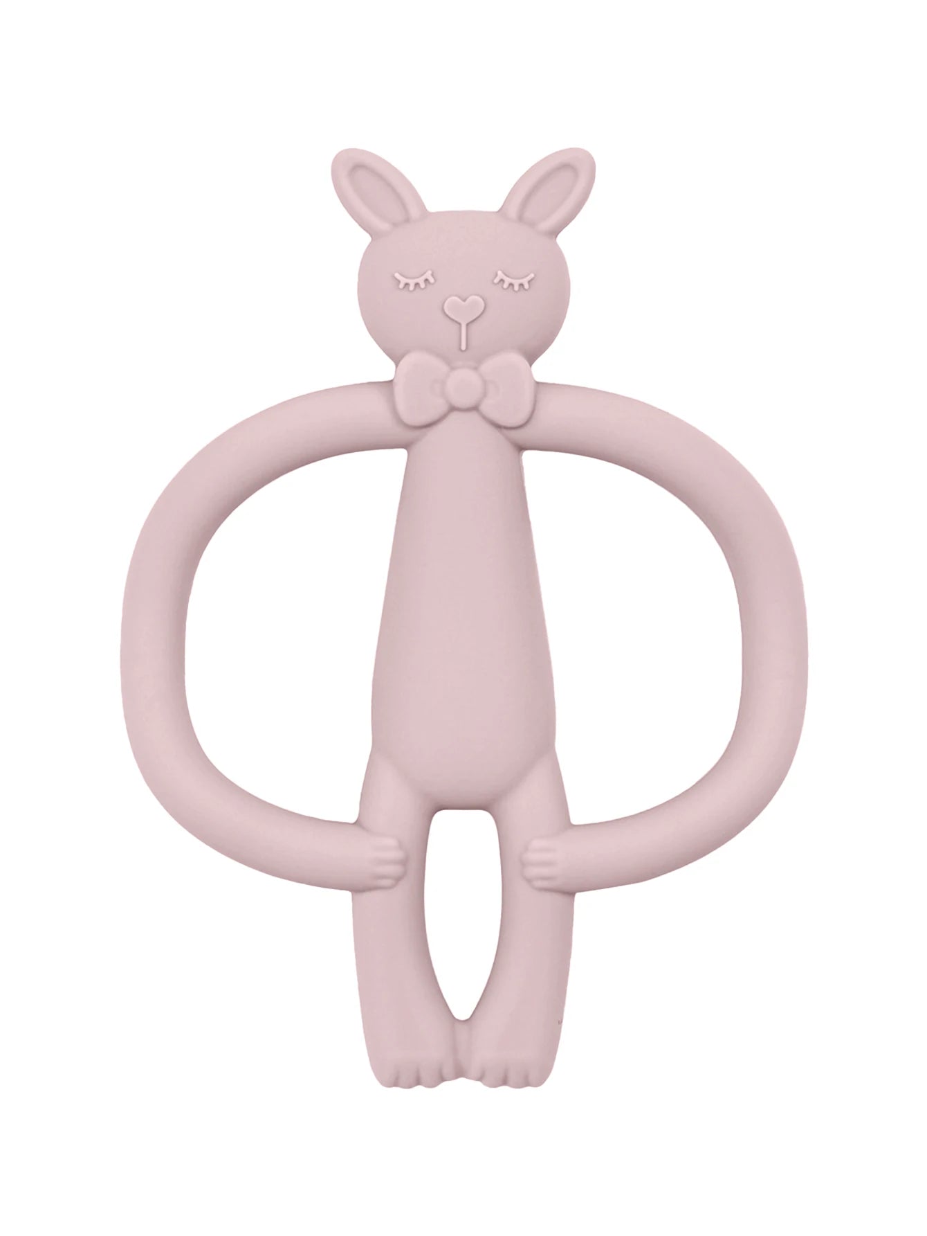 Silicone Rabbit Teething Toy - Safe Baby Teether for Sore Gums