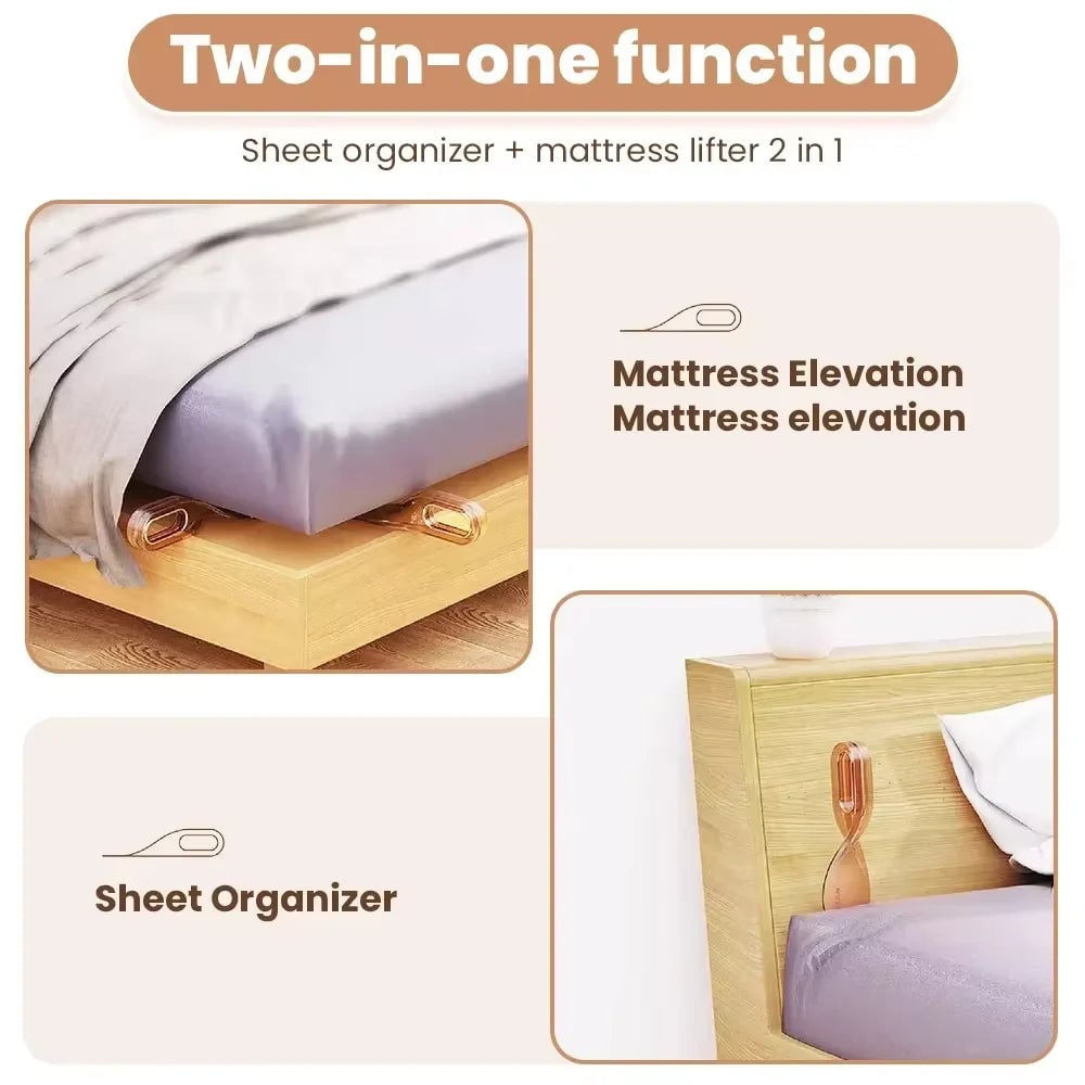 Ergonomic Mattress Lifter Wedge Tool - Portable Bed Lifting Aid