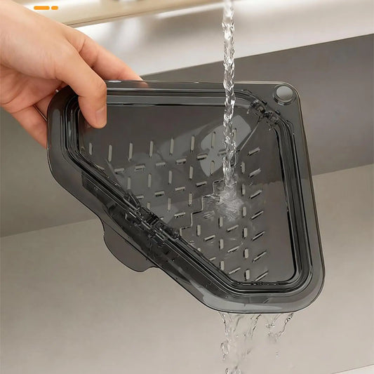 Magnetic Triangle Sink Strainer - Stainless Steel Drain Filter
