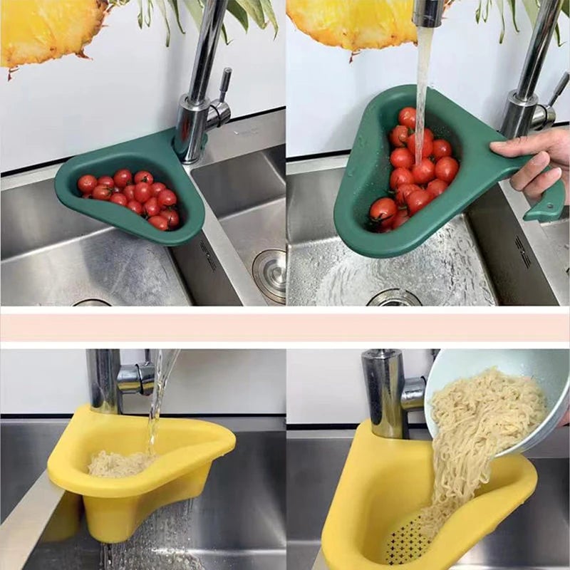 Swan-Shaped Kitchen Sink Drain Strainer Basket Food Catcher Filter