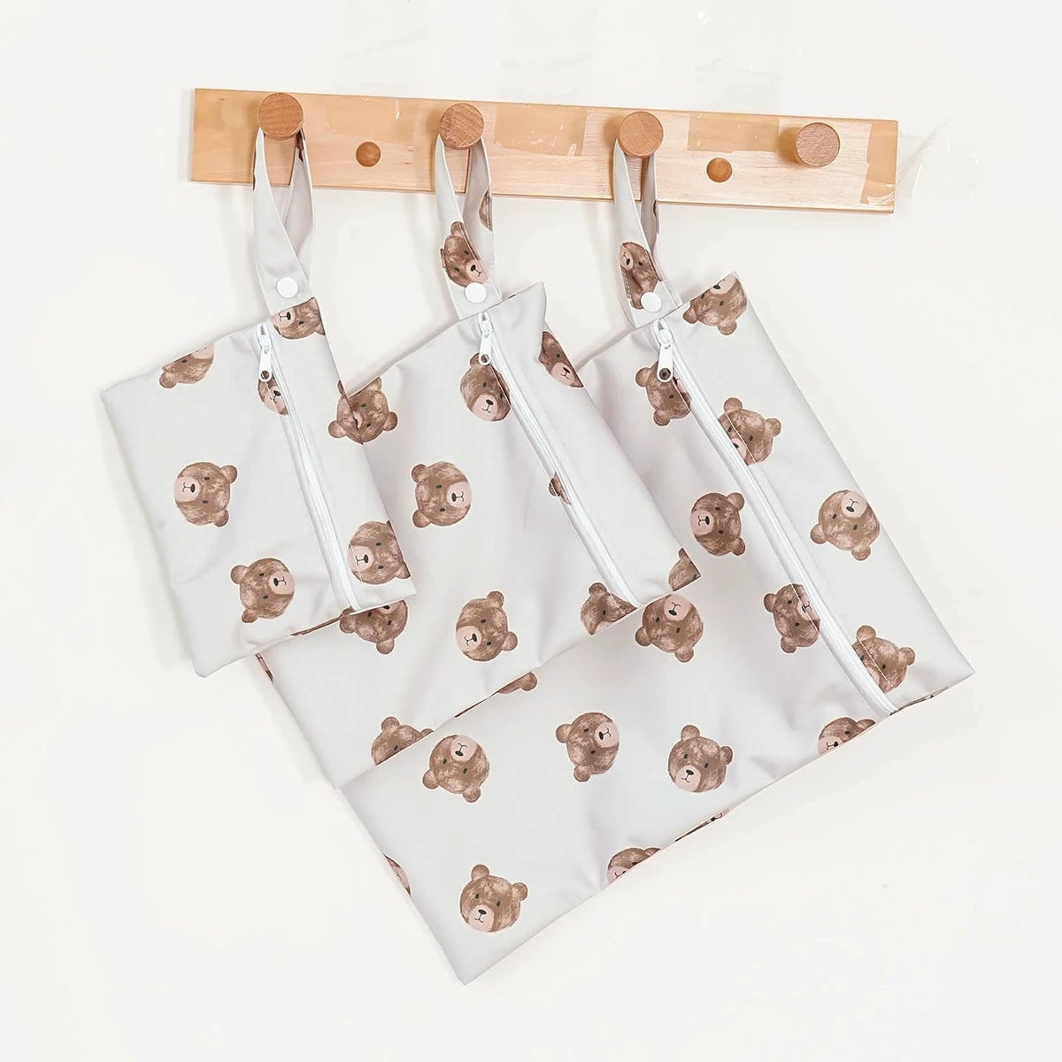 3-Pack Waterproof Wet Dry Bags - Swimsuit & Cloth Diaper Storage