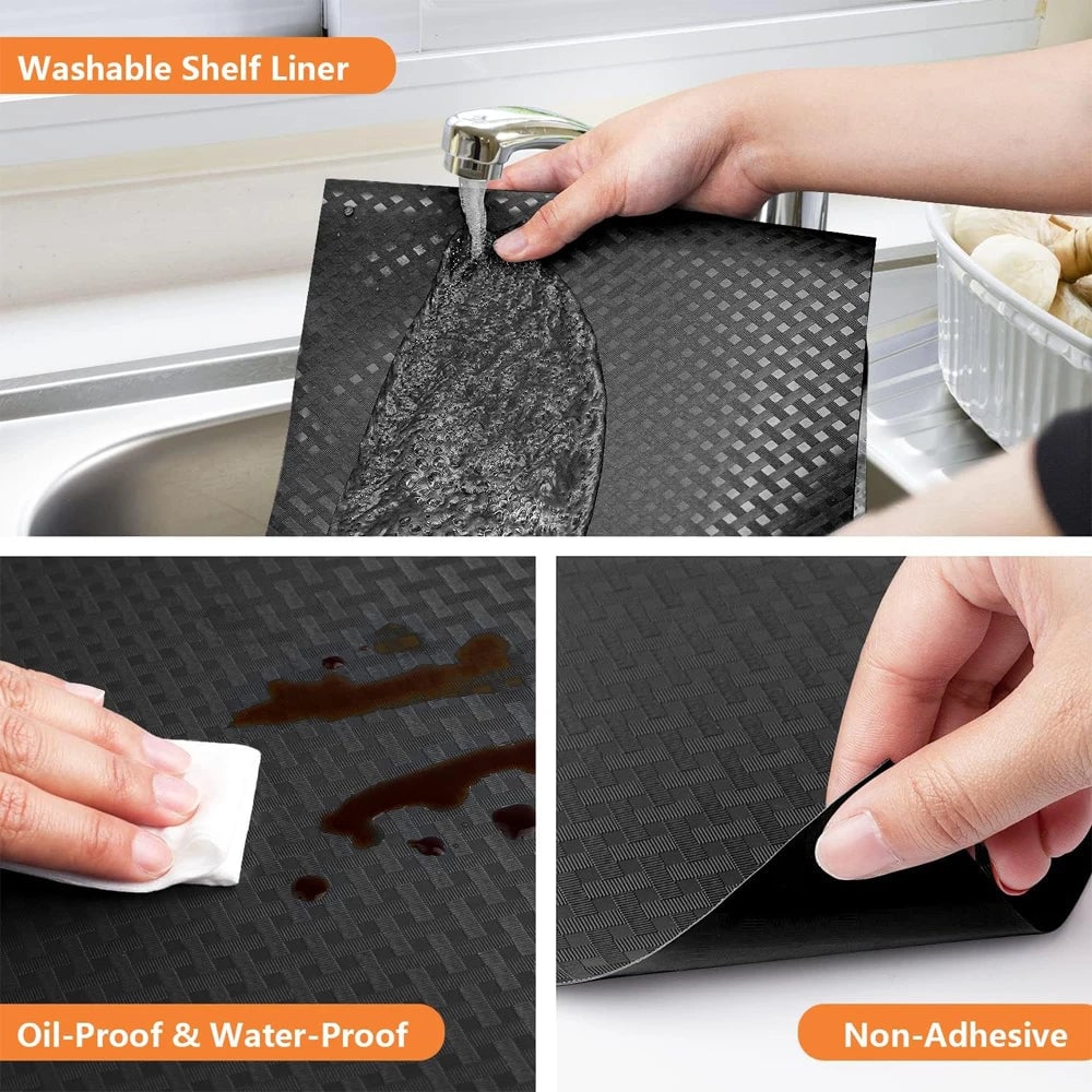 EVA Cabinet Drawer Mat Roll - Anti-Slip Oil-Resistant Non-Adhesive