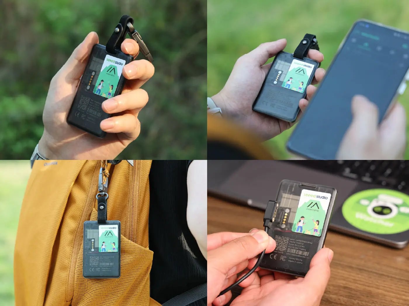 Sensecap T1000-E Meshtastic 868MHz LoRa GPS Tracker IP65 Outdoor