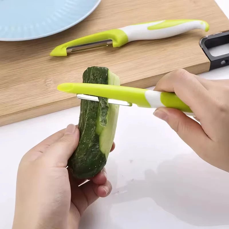 Stainless Steel Potato Peeler & Melon Slicer - Portable Kitchen