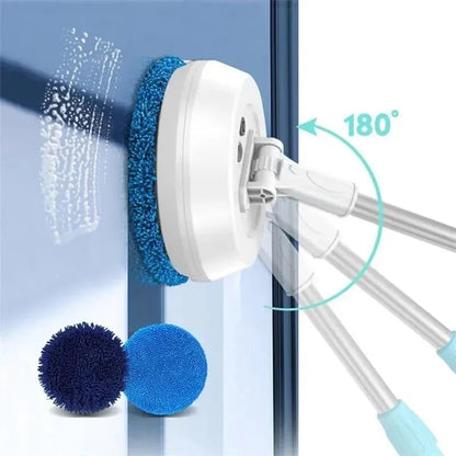 Wireless Electric Spin Mop 2-in-1 Wet Dry Multi-Surface Cleaner
