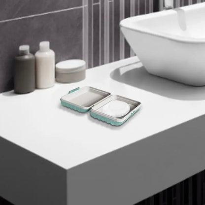 Lidded Soap Holder Travel Case - Waterproof Soap Bar Container
