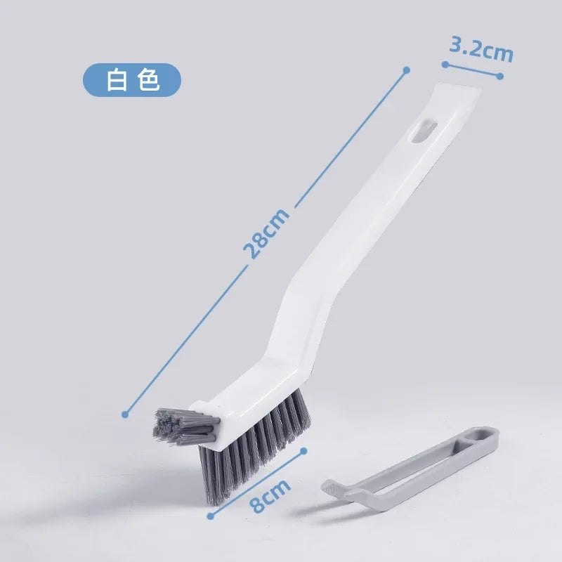2-in-1 Corner Gap Cleaning Brush - Bathroom Floor Tile Scrubber