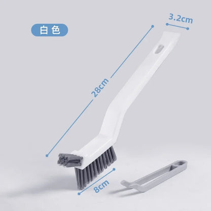 2-in-1 Corner Gap Cleaning Brush - Bathroom Floor Tile Scrubber