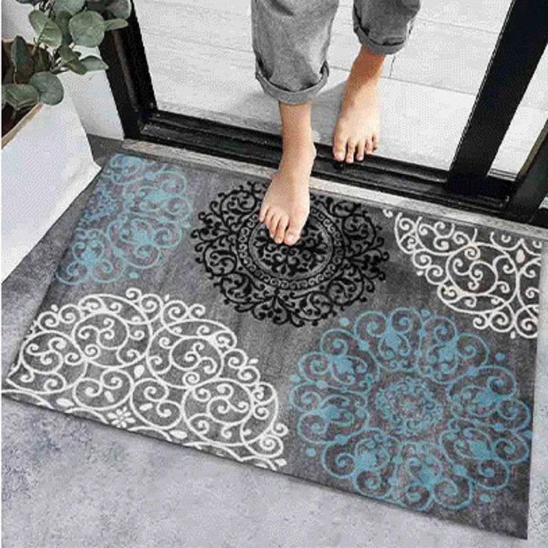 Super Absorbent Anti-Slip Door Mat - Modern Bathroom Floor Carpet