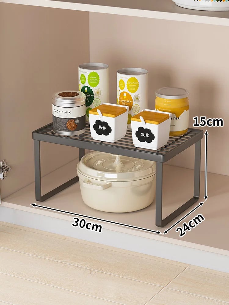 Multi-Layer Kitchen Countertop Organizer Spice Rack Storage Shelf