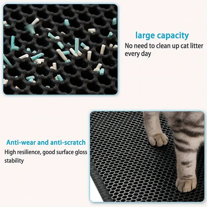 Eva Double Layer Waterproof Non-Slip Cat Litter Pad Protection Mat