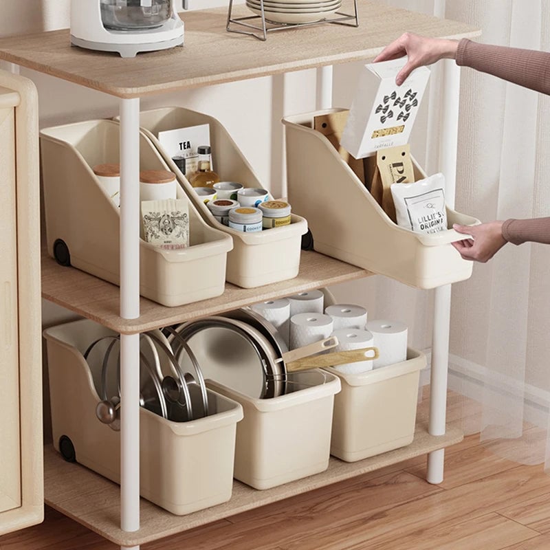 Rolling Kitchen Storage Organizer - Multi-Purpose Makeup & Spice Rack
