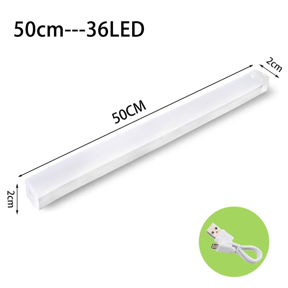 LED Motion Sensor Light USB-C Rechargeable Wireless Night Lamp
