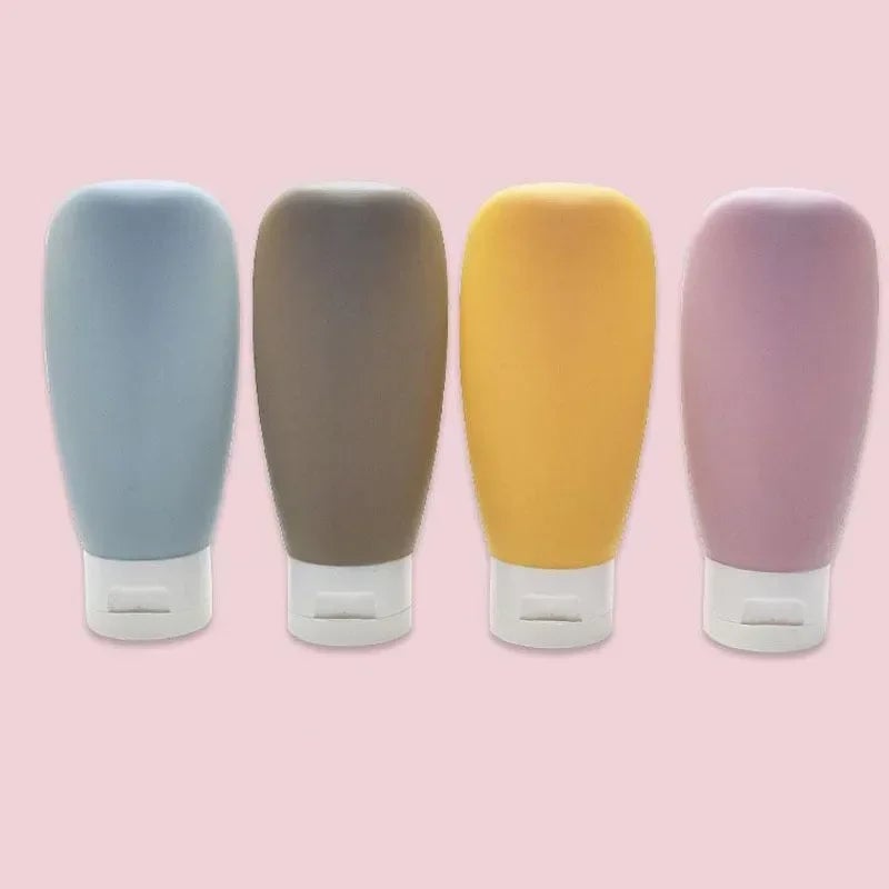 60ml Refillable Squeeze Bottles - 4Pcs Soft Lotion Travel Containers