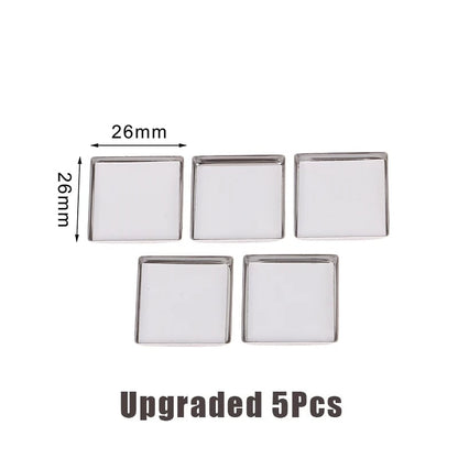 Magnetic Aluminum Watercolor Travel Palette Box with Pans - Portable
