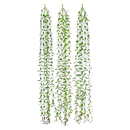 LED Artificial Ivy Garland 6ft Fake Vine String Lights Willow