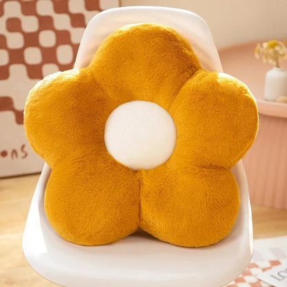 Round Thick Soft Nap Cloth Floor Cushion - Winter Chair Pillow