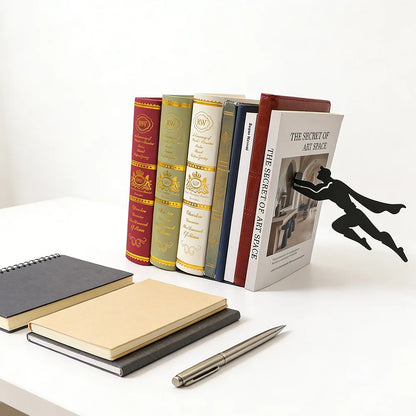 Superhero Bookend,Floating Bookshelf for Book Lovers