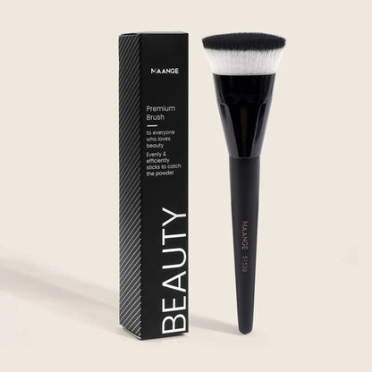 MAANGE Flat Foundation Brush - Professional Makeup Tool with Storage Box