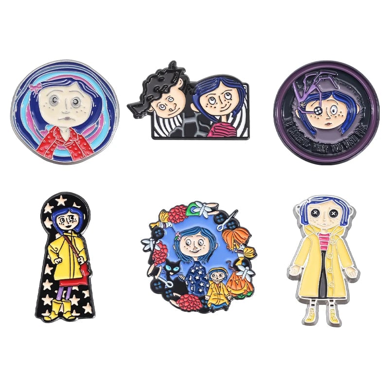Custom Cartoon Anime Enamel Pins - Cute Character Lapel Badge Set