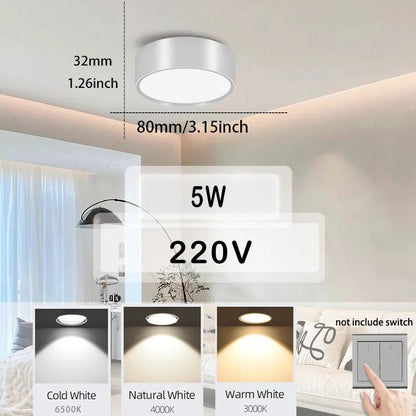 18W 30W 40W Waterproof LED Ceiling Light Round Bathroom Kitchen