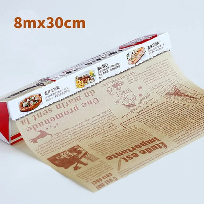 Precut Parchment Paper Baking Sheets Non-Stick 5/8/10/20m Roll