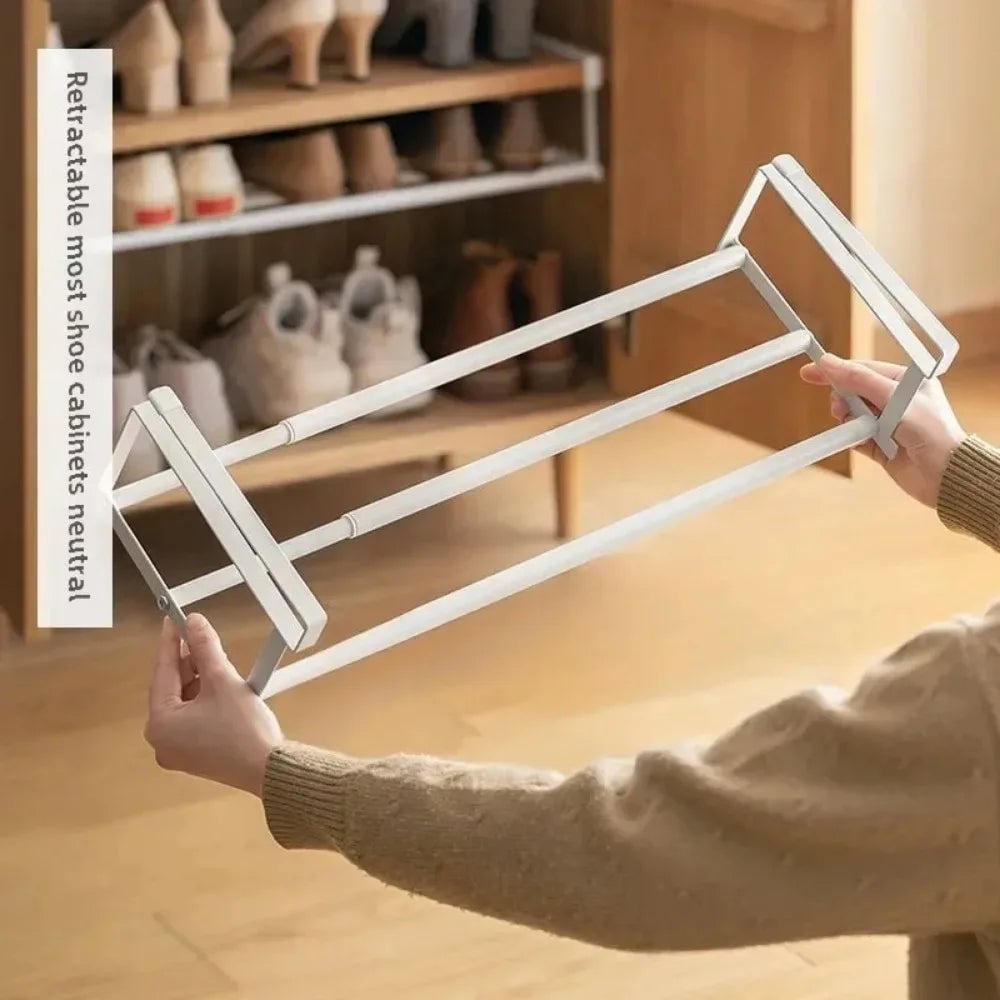 Under-Shelf Shoe Rack Organizer | Layered Space-Saving Holder