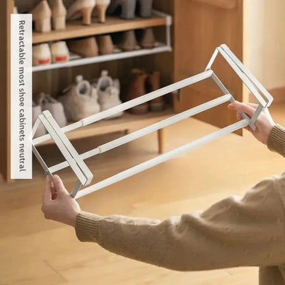 Under-Shelf Shoe Rack Organizer | Layered Space-Saving Holder